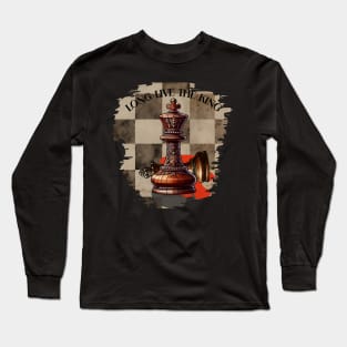 Checkmate Chronicles: Long Live the King! Long Sleeve T-Shirt